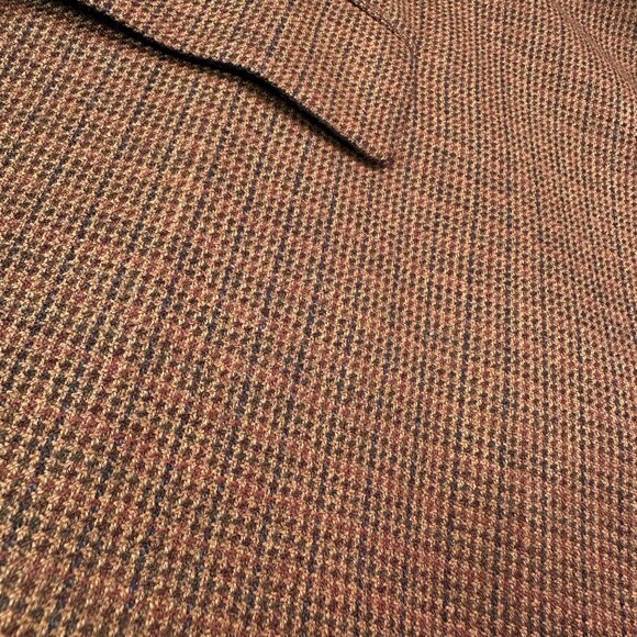 Ralph Lauren Houndstooth Sport Coat Mens Blazer Jacket Lambswool Single Breasted - Picture 11 of 16